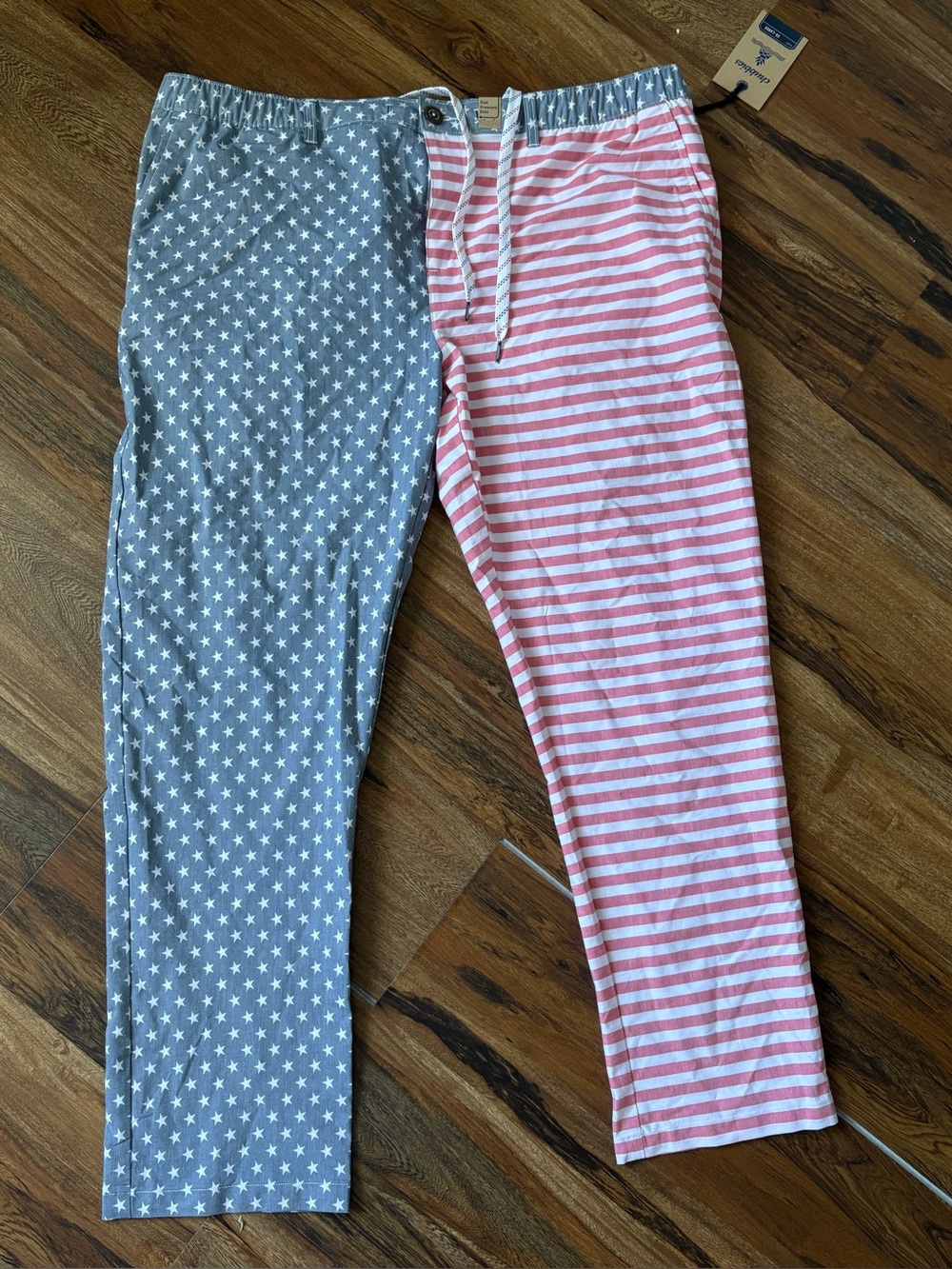 CHUBBIES The Mericas Everywhere Pants Mens Size XXL USA Red White Blue NWT